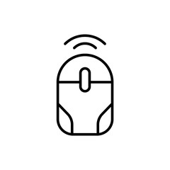Mouse outline icons, minimalist vector illustration ,simple transparent graphic element .Isolated on white background