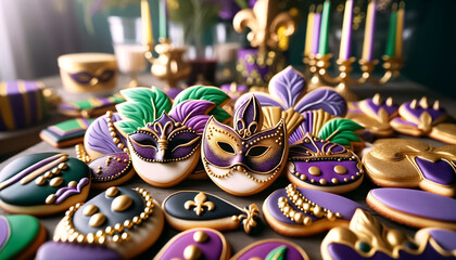 Mardi Gras Cookies: Celebrating New Orleans’ Icons
