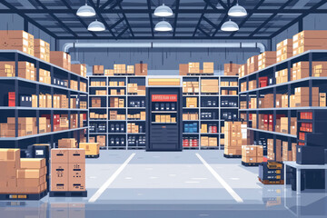 E-commerce Logistics: Fulfillment Centers: Specialized centers for picking, packing