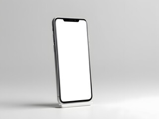 modern realistic mobile phone blank display mockup digital screen isolated background high quality illustration