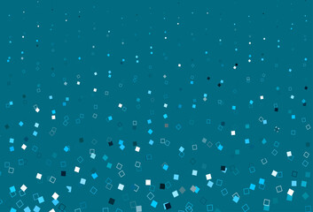 Light BLUE vector backdrop with lines, rectangles.