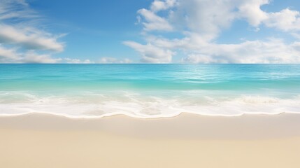 Fototapeta na wymiar Clean and beautiful beachscape for your design