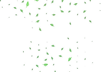 Light Green vector hand painted pattern.