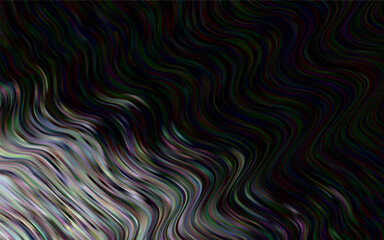 Dark Silver, Gray vector template with bubble shapes. Creative geometric illustration in marble style with gradient. Textured wave pattern for backgrounds.