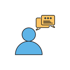 Meeting icons Pixel perfect. leader, manager, event, business, business meeting color fill icon set ,person, icon, client, connection, contact, discussion, event, forum, leader, management, manager,