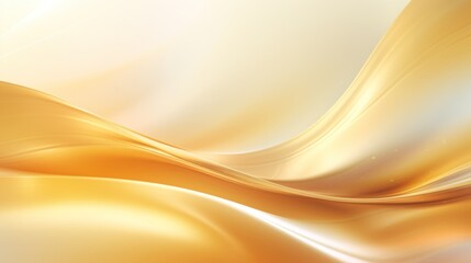 Abstract gold background with smooth lines. illustration. Eps 10. Generative AI
