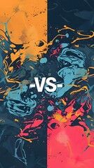 poster background that depicts the rivalry between the two camps