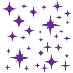 Fototapeta premium Twinkle star glittery sparkle, burst and flash
