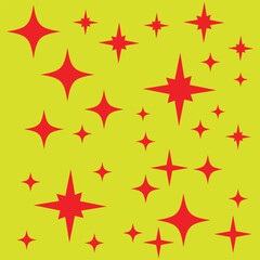 Sparkle star icons. Shine icons. Stars sparkles vector. Sparkle icons set. Shine symbol illustration. star sign collection.