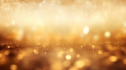 golden glitter vintage lights background. gold and silver. de-focused Generative AI
