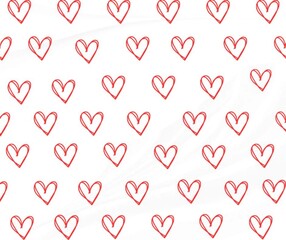 seamless pattern with hearts