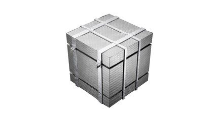 3d render of a chest box