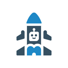 rocket icon vector illustration