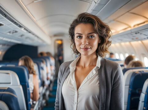woman in a plain
