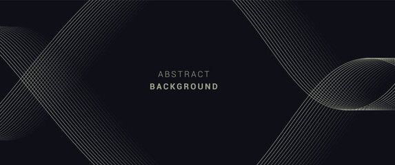 dual wavy line or stroke repeat pattern with fading gradient, minimalist vector design for template, background, cover