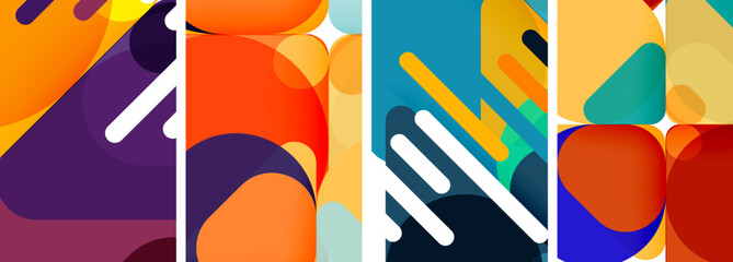 Geometric elements abstract backgrounds for wallpaper, business card, cover, poster, banner, brochure, header, website