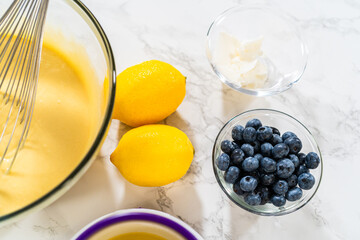 Crafting Lemon, Blueberry, and Vanilla Bundt Cakes