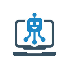 laptop icon vector illustration