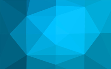 Obraz premium Light BLUE vector low poly layout. Geometric illustration in Origami style with gradient. Polygonal design for your web site.