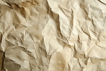 Old Crumpled Paper Texture Background