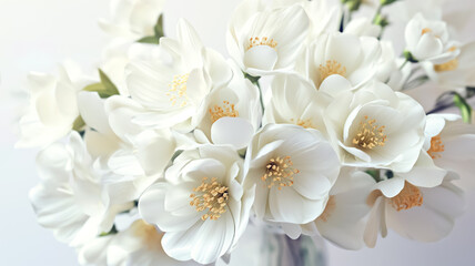 white blooming bouquet, wedding,