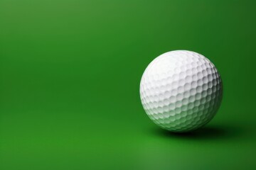 Close-up of Golf Ball on Tee AI Generated