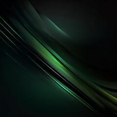 Beautiful glowing  abstract green and black background jpg.