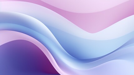 Abstract background with wavy lines in blue and pink colors. illustration. Generative AI