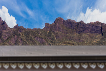 montagne Pluto et les trois , cirque de Cilaos, île de la Réunion 