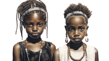 Black History Month isolated on transparent background, Generative ai.