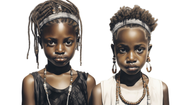 Black History Month isolated on transparent background, Generative ai.