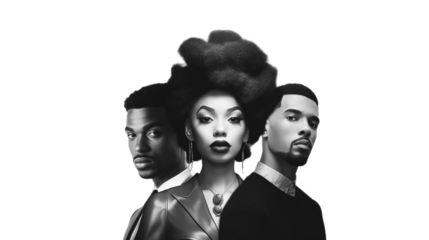 Black History Month isolated on transparent background, Generative ai.