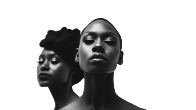 Black History Month isolated on transparent background, Generative ai.