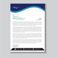 modern business and corporate letterhead template