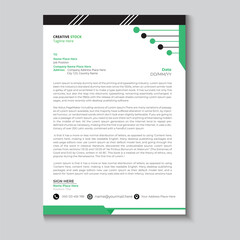 modern business and corporate letterhead template
