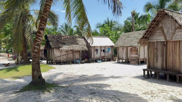 View of Masoala fishing village. Madagascar.