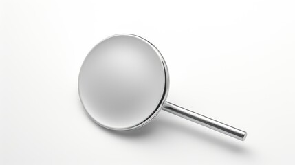 Magnifying Glass on White Background