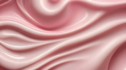 Pink cream, moisturizer close up texture
