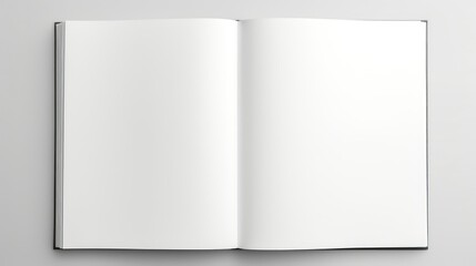 Blank catalog, magazines, book mock up on white background.