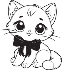 cute cartoon coloring page