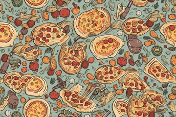 Abstract seamless pattern background. Modern stylish abstract texture. Abstract simple seamless pattern. Vintage seamless pattern. Light modern simple wallpaper. Trendy minimalist seamless pattern.