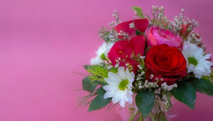 bouquet of pink roses