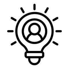 entrepreneur outline icon
