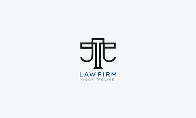 Attorney and lawyers logo design vector template