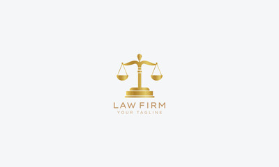 Attorney and lawyers logo design vector template