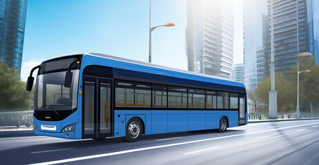 한국 서울 도심을 달리는 빨간버스 초록버스 파랑버스 한국 대중교통 seoul...
