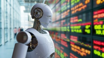 trading by robotic or AI in stock market generative AI