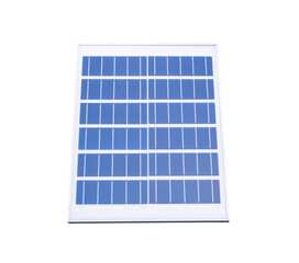 Solar power panel isolated on white background with clipping path in png file format