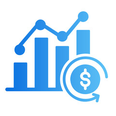 data analysis gradient icon