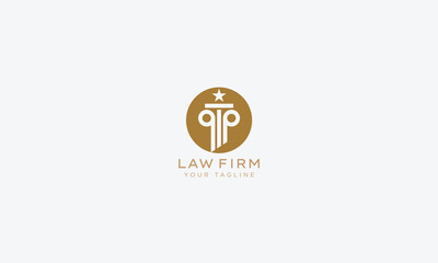 Attorney and lawyers logo design vector template